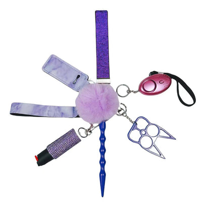7pcs Keychain Set